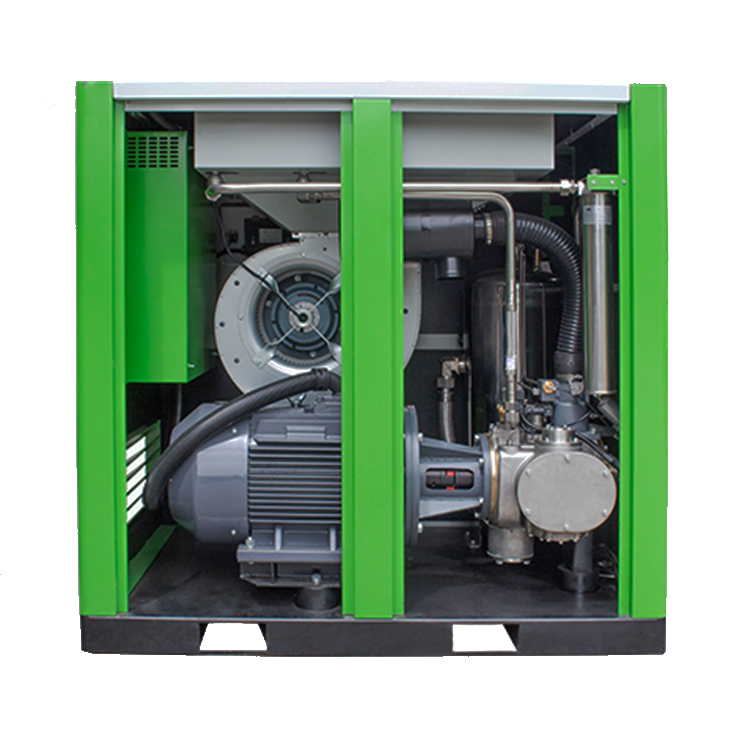 Variable AC Power Closed Type Oil Free Screw Air Compressor