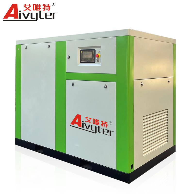 37kW 50Hp Water Lubrication Oil Free Rotary Single Screw Air Compressor For Oxygen Generator