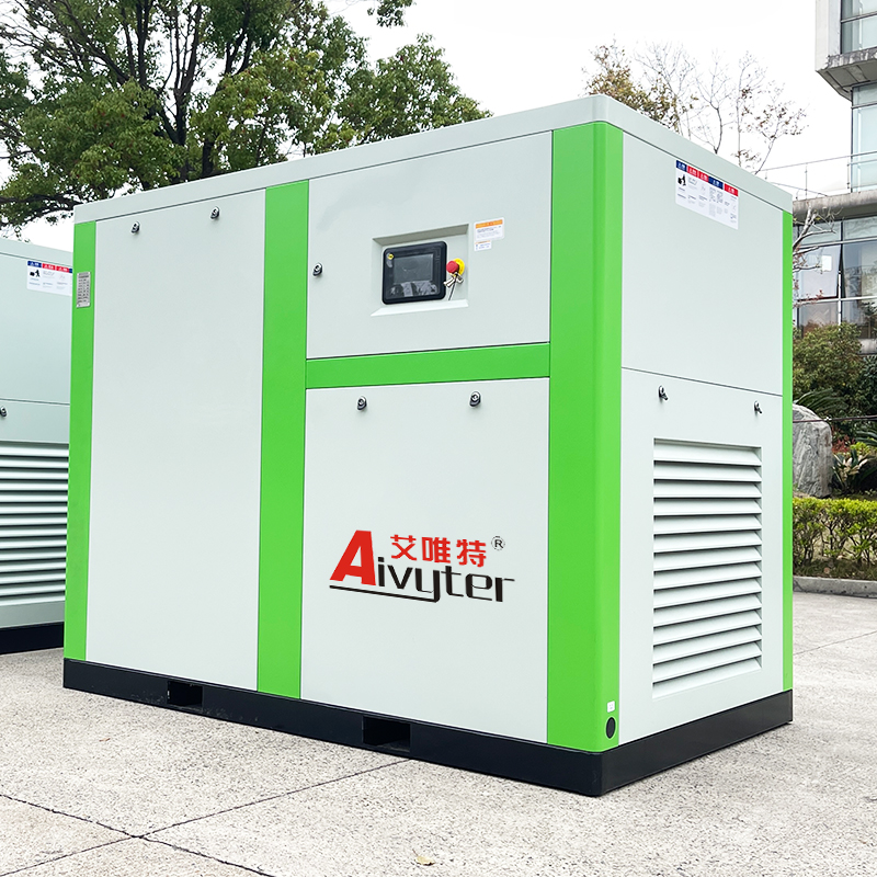 37kW 50Hp Water Lubrication Oil Free Rotary Single Screw Air Compressor For Oxygen Generator