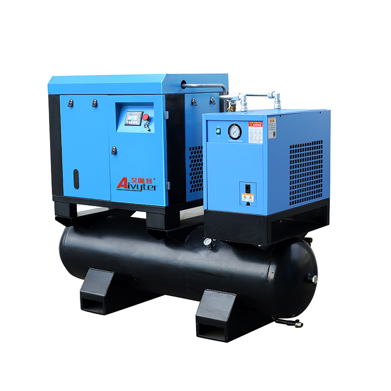 General Industrial 7.5kw 11kw 15kw 8bar All in One Air-compressors Fixed Speed Screw Air Compressor