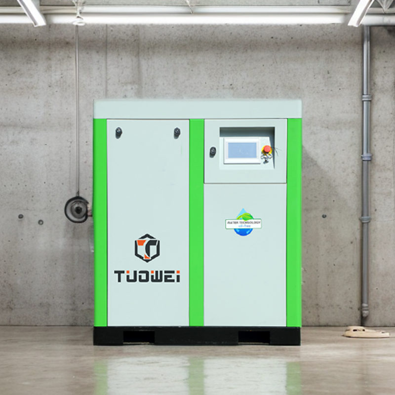 Oil-free water-lubricated air compressors