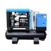 10Hp 7.5kW All In One Screw Air Compressor With Air Tank