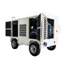 Høj effekt 165 kW 8bar 35m3/min to -trins komprimering Electric Mobile Skruekompressor til minedrift