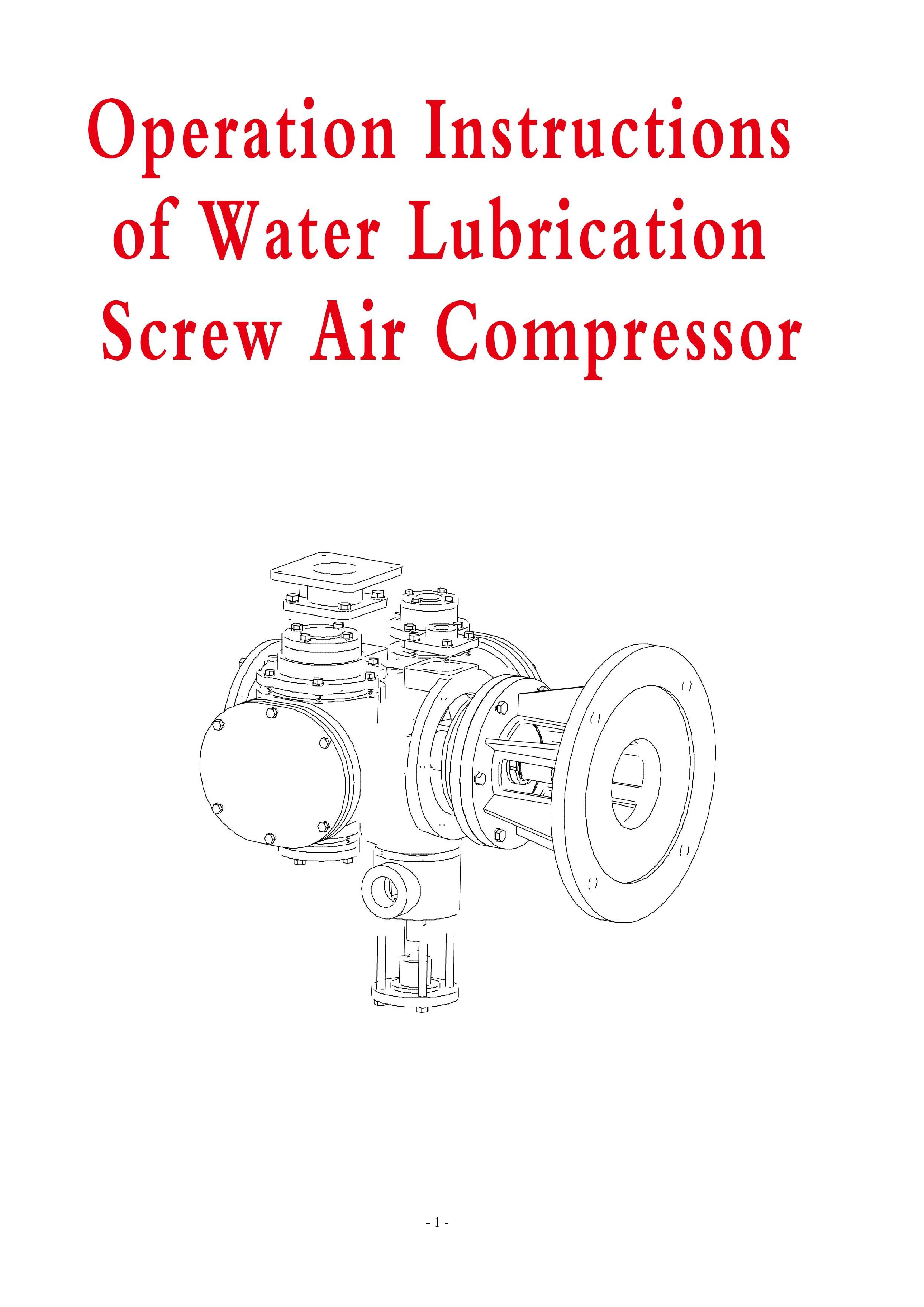 Oilfri skrue luftkompressor manual
