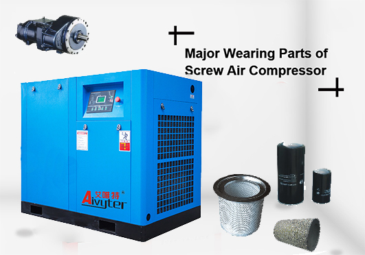 Do you know all this knowledge about the wearing parts of screw air compressor?