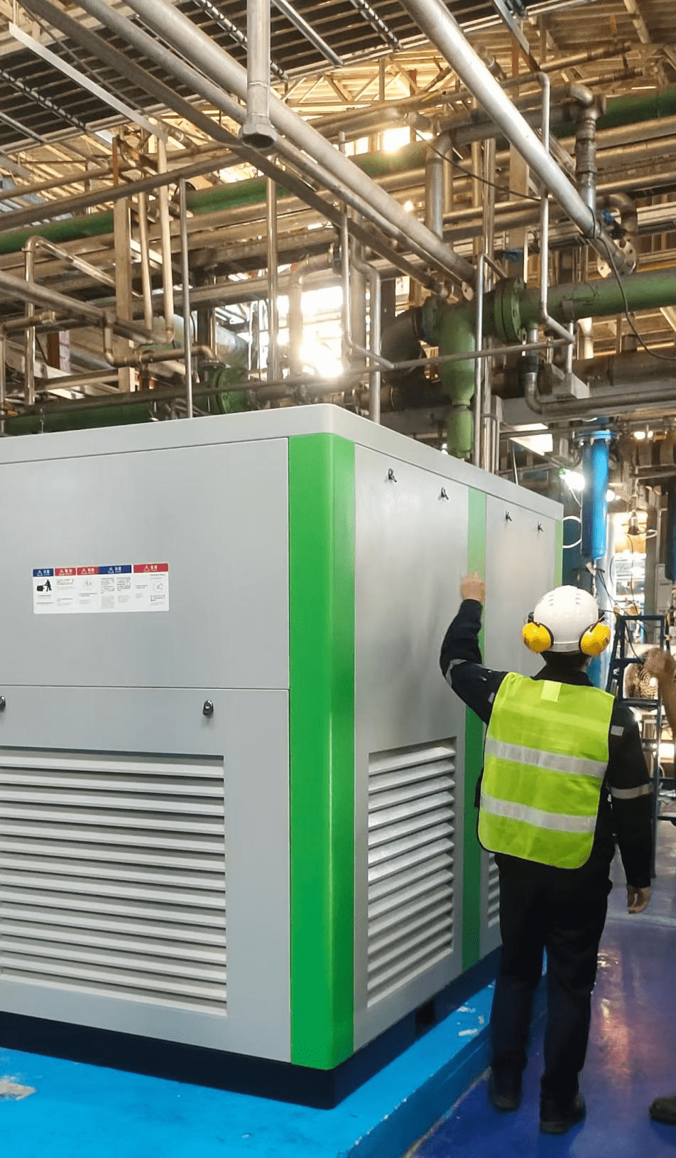 Aivyter_90kw_screw_compressor_ttcl_psa_project_thailand