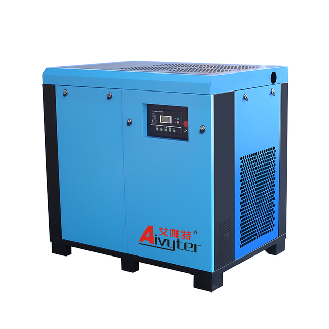 45 kW 60 pk olie gesmeerde roterende schroef luchtcompressor voor verpakkingsmachine