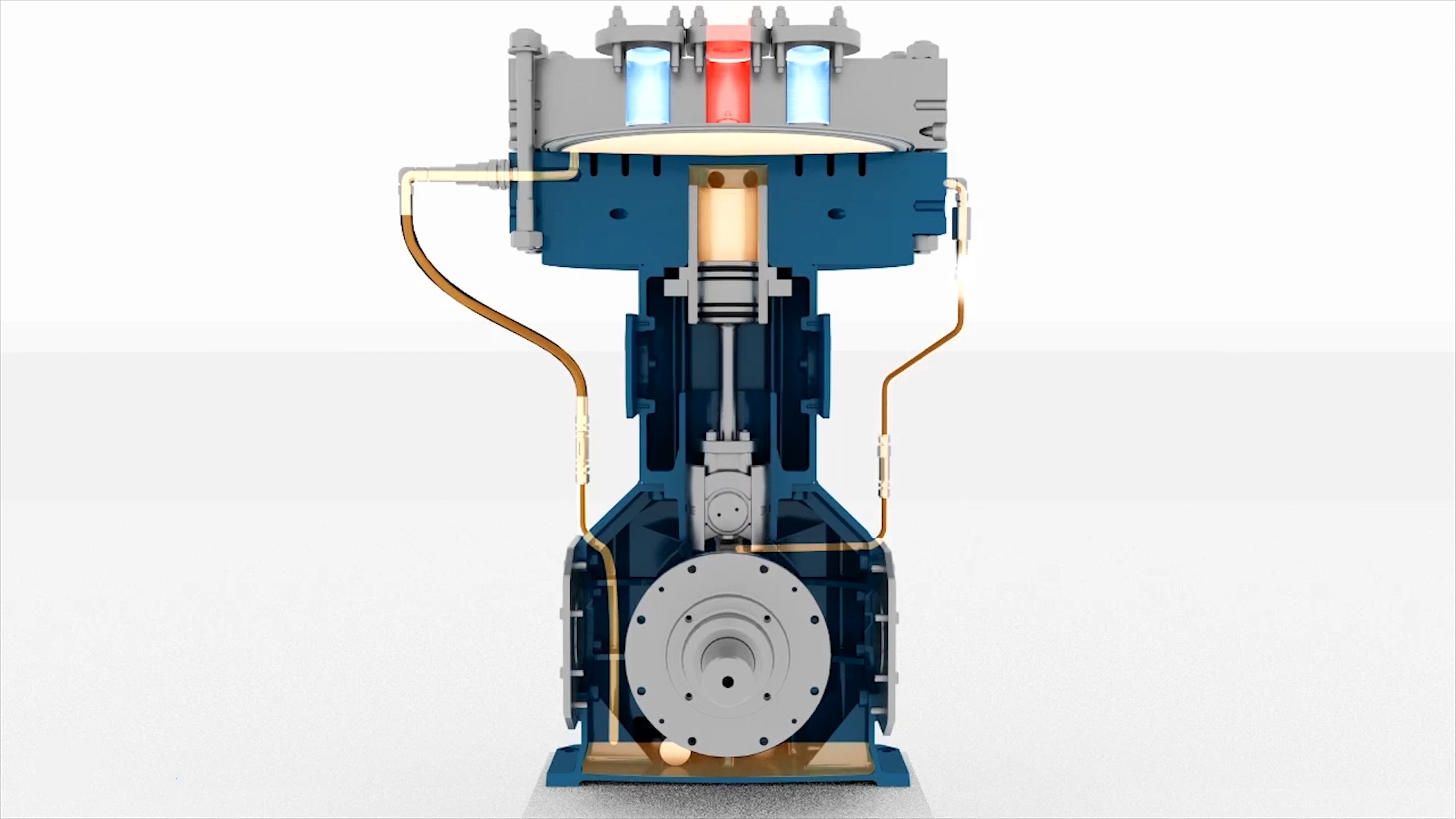 Animazione del compressore del diaframma