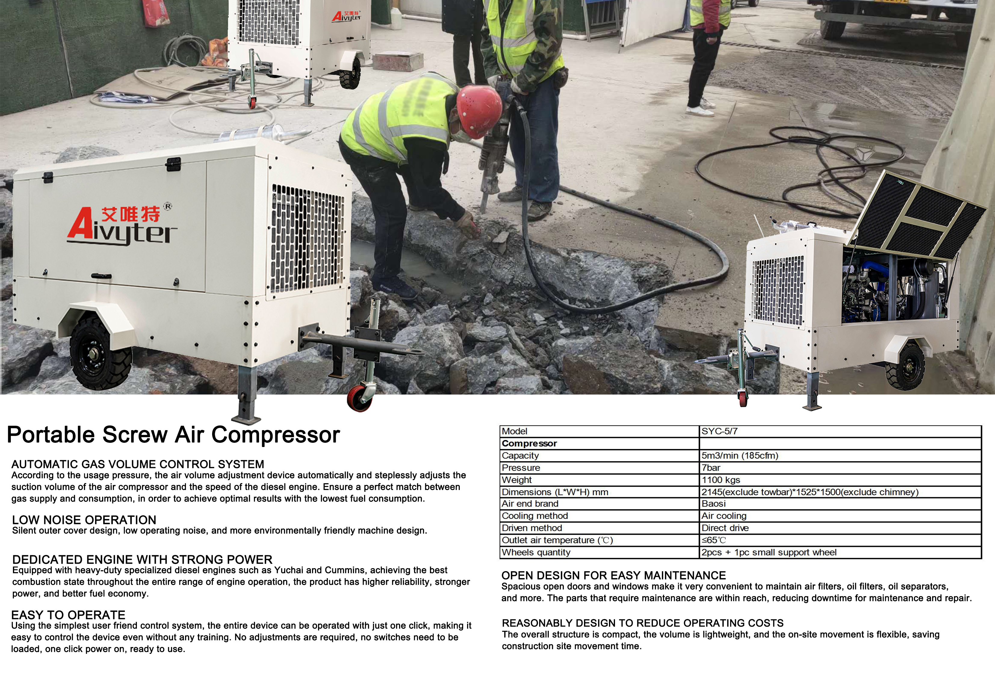 Diesel driven compressor 